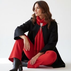 J Jill Elegant Black Coat like new!!!